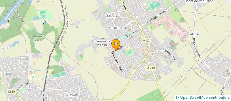 localisation de l'entreprise MADAME FABIENNE DELEVALLEE  ANNULLIN