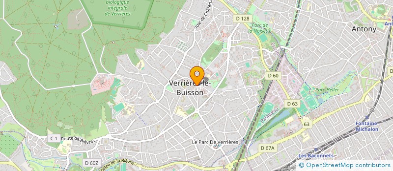 localisation de l'entreprise MADAME FABIENNE DELORT  VERRIERES-LE-BUISSON