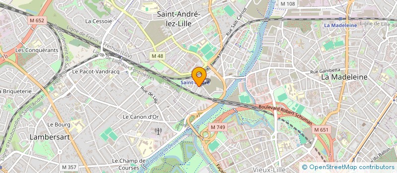 localisation de l'entreprise MADAME FABIENNE DENIMAL à SAINT-ANDRE-LEZ-LILLE