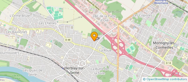 localisation de l'entreprise MADAME FABIENNE DENTO  HERBLAY-SUR-SEINE