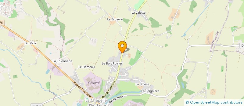 localisation de l'entreprise MADAME FABIENNE DESAPHI à RIVES D'ANDAINE
