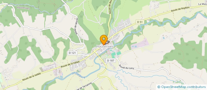 localisation de l'entreprise MADAME FABIENNE DESSOIS  HAUTERIVES