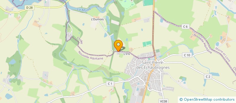 localisation de l'entreprise MADAME FABIENNE DEVANNE  ST PIERRE DES ECHAUBROGNES