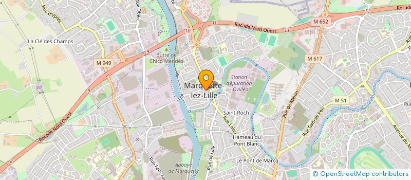 localisation de l'entreprise MADAME FABIENNE DEVOS à MARQUETTE-LEZ-LILLE