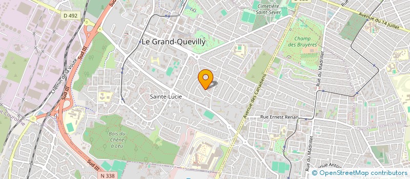 localisation de l'entreprise MADAME FABIENNE DEYGLUN à LE GRAND-QUEVILLY