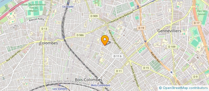 localisation de l'entreprise MADAME FABIENNE DIDIER à BOIS-COLOMBES
