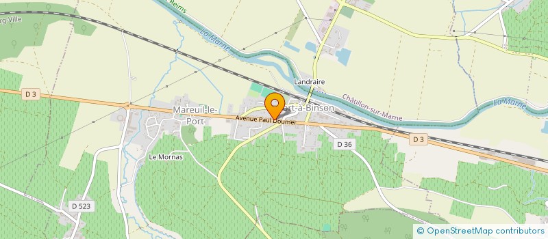 localisation de l'entreprise MADAME FABIENNE DIDIERLAURENT  MAREUIL-LE-PORT