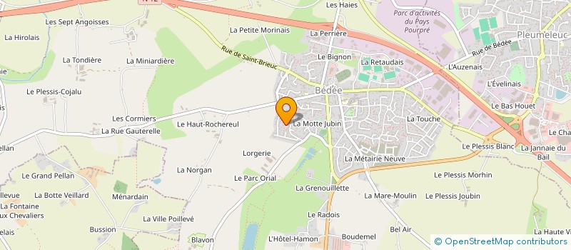 localisation de l'entreprise MADAME FABIENNE DIROU  LANVOLLON