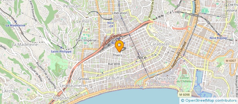 localisation de l'entreprise MADAME FABIENNE DISSES à NICE