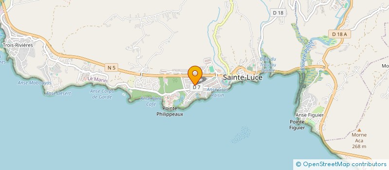 localisation de l'entreprise MADAME FABIENNE DOS SANTOS  SAINTE LUCE