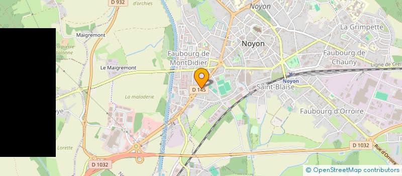 localisation de l'entreprise MADAME FABIENNE DOURLAT à NOYON