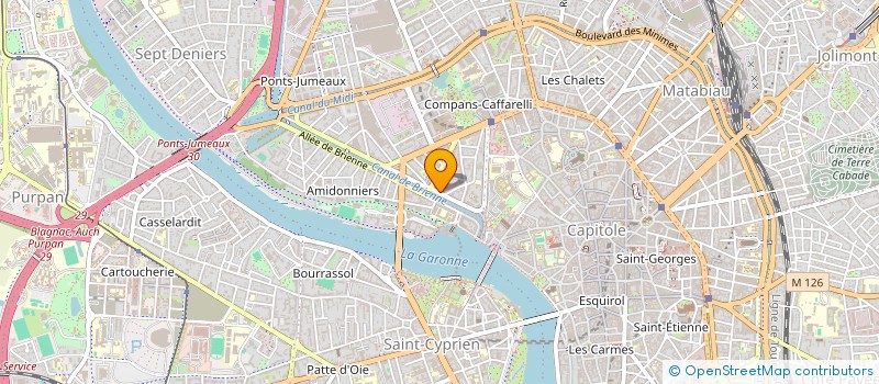 localisation de l'entreprise MADAME FABIENNE DRAVET à TOULOUSE