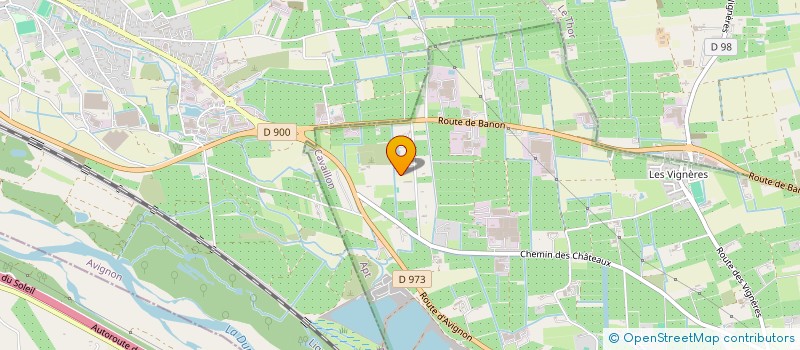 localisation de l'entreprise MADAME FABIENNE DREVET  CAVAILLON