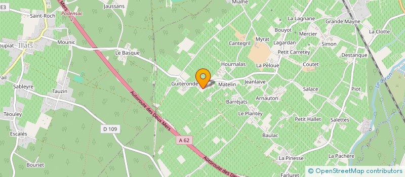 localisation de l'entreprise MADAME FABIENNE DU HAYOT  BARSAC