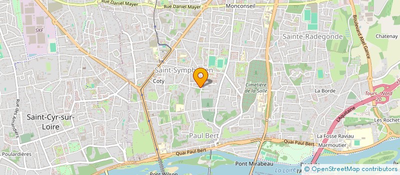 localisation de l'entreprise MADAME FABIENNE DU PEUTY  TOURS