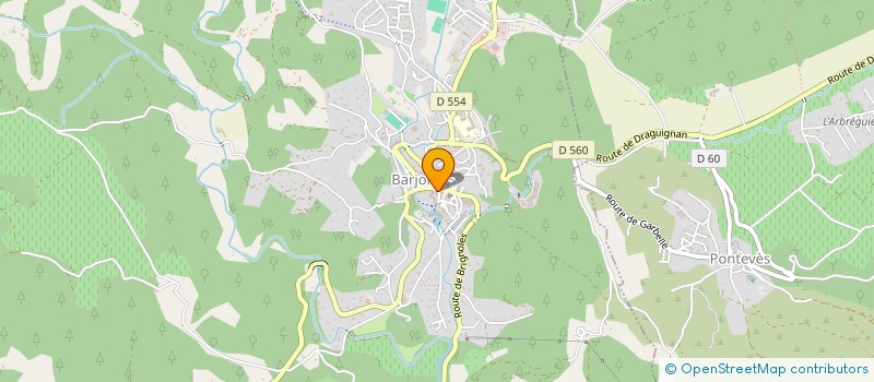 localisation de l'entreprise MADAME FABIENNE DUBOIS à BARJOLS