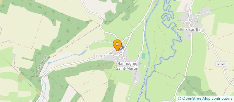 localisation de l'entreprise MADAME FABIENNE DUBOIS  HANNOGNE-SAINT-MARTIN