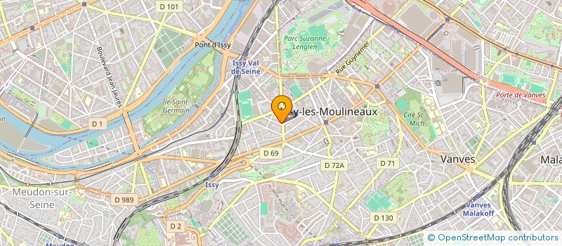 localisation de l'entreprise MADAME FABIENNE DUBRISAY  ISSY-LES-MOULINEAUX