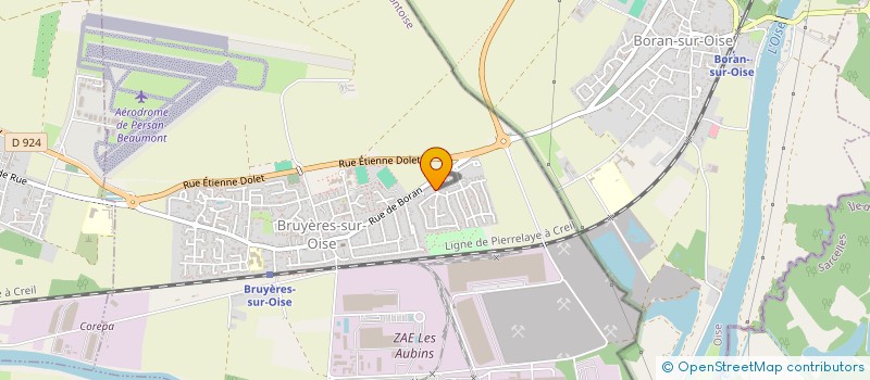 localisation de l'entreprise MADAME FABIENNE DUCHAMP à BRUYERES-SUR-OISE