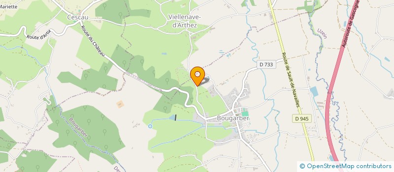 localisation de l'entreprise MADAME FABIENNE DUCOURNAU  BOUGARBER