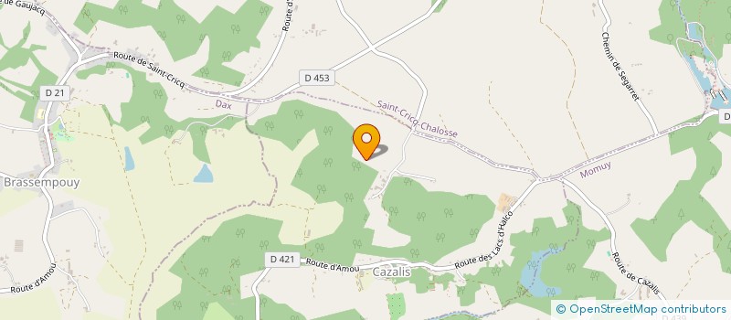 localisation de l'entreprise MADAME FABIENNE DUDEZ  CAZALIS