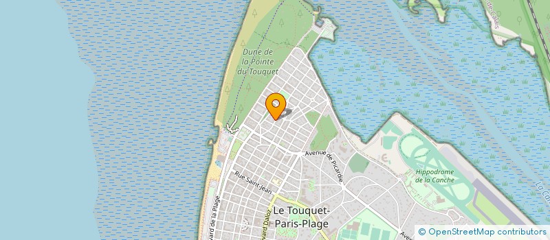 localisation de l'entreprise MADAME FABIENNE DUHAMEL  LE TOUQUET-PARIS-PLAGE