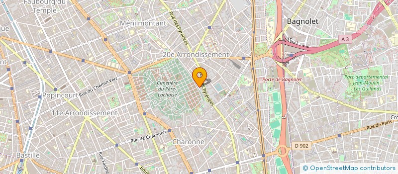 localisation de l'entreprise MADAME FABIENNE DUMONT  PARIS