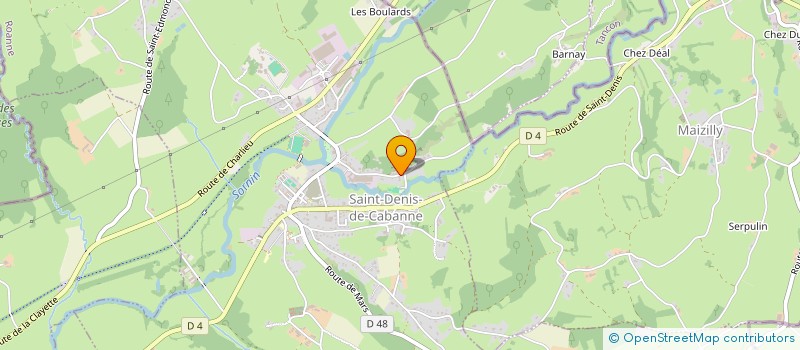 localisation de l'entreprise MADAME FABIENNE DUMOURIER  SAINT-DENIS-DE-CABANNE