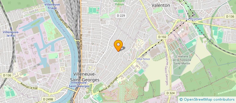 localisation de l'entreprise MADAME FABIENNE DUPUY D'ANGEAC  VILLENEUVE-SAINT-GEORGES