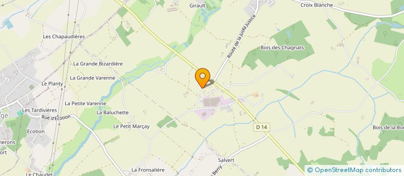 localisation de l'entreprise MADAME FABIENNE DURANCEAU  SENILLE-SAINT-SAUVEUR