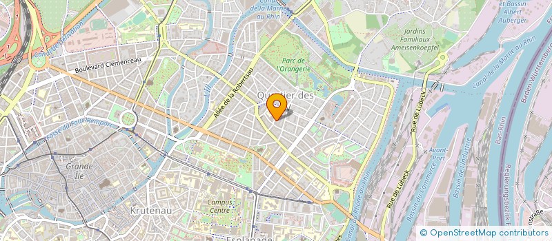 localisation de l'entreprise MADAME FABIENNE DURAND à STRASBOURG