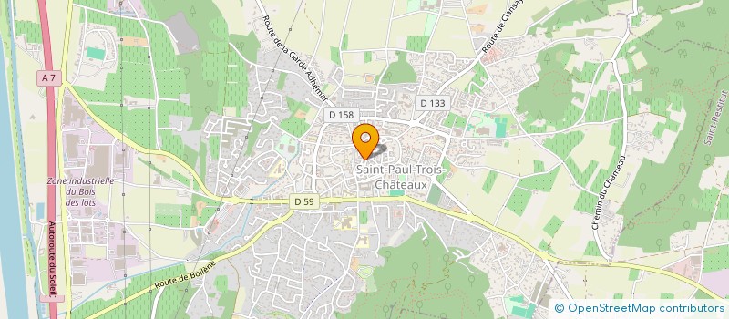 localisation de l'entreprise MADAME FABIENNE DURAND à SAINT-PAUL-TROIS-CHATEAUX
