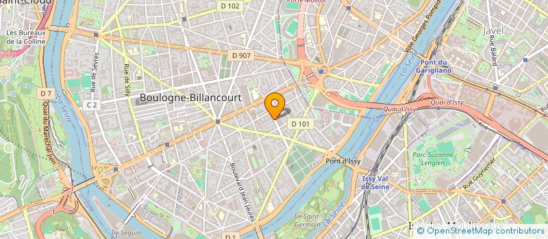 localisation de l'entreprise MADAME FABIENNE DURAND à BOULOGNE-BILLANCOURT