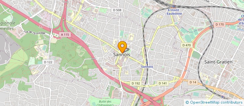 localisation de l'entreprise MADAME FABIENNE DURELLE  SANNOIS