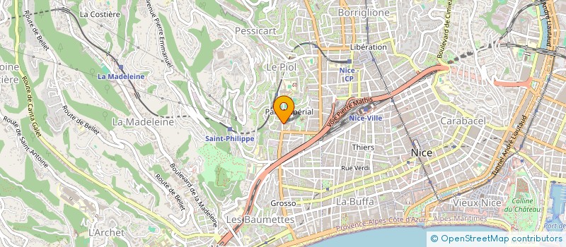 localisation de l'entreprise MADAME FABIENNE DUROCHER à NICE