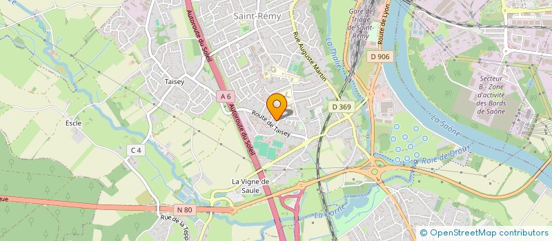 localisation de l'entreprise MADAME FABIENNE DUSSAUGE  SAINT-REMY