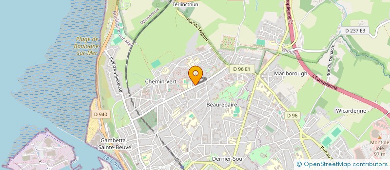 localisation de l'entreprise MADAME FABIENNE DUTERTE à BOULOGNE-SUR-MER