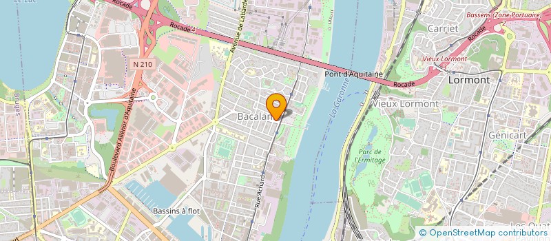 localisation de l'entreprise MADAME FABIENNE DUTRUCH  BAZAS