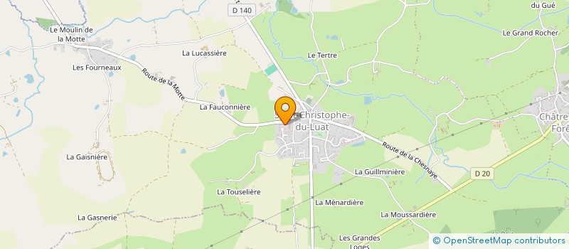 localisation de l'entreprise MADAME FABIENNE DUVAL  EVRON