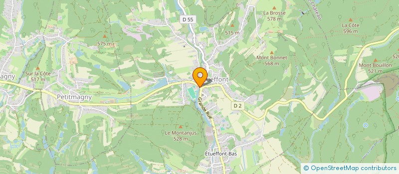 localisation de l'entreprise MADAME FABIENNE DUVERGER  ETUEFFONT