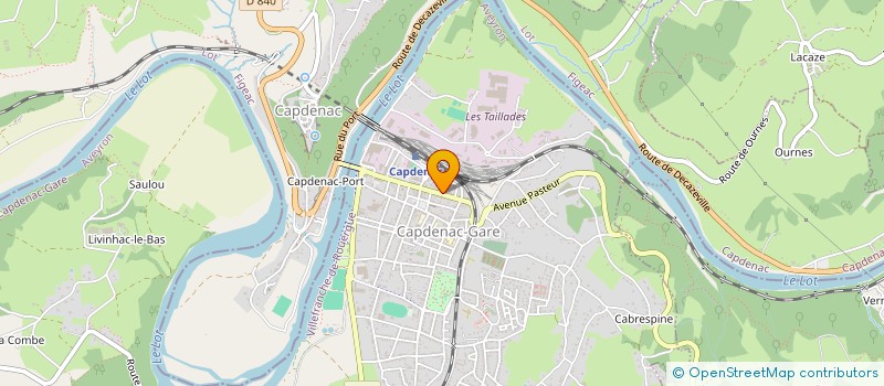 localisation de l'entreprise MADAME FABIENNE EDMOND à CAPDENAC-GARE