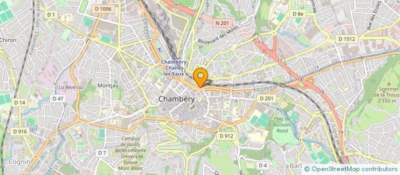 localisation de l'entreprise MADAME FABIENNE EMONNOT  CHAMBERY