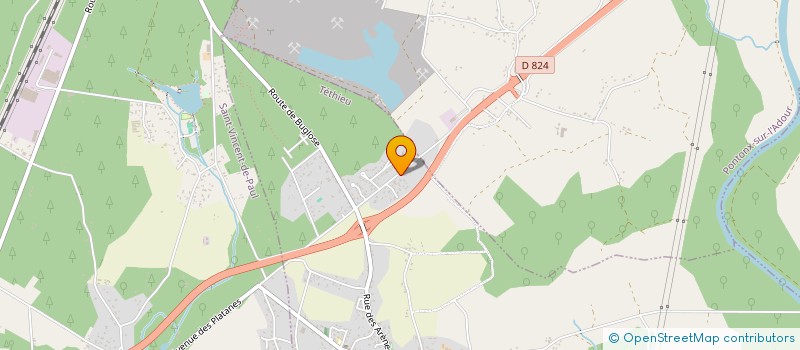 localisation de l'entreprise MADAME FABIENNE ETCHENIQUE  TETHIEU