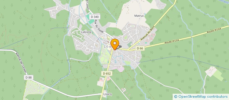 localisation de l'entreprise MADAME FABIENNE ETRILLARD  LIT-ET-MIXE