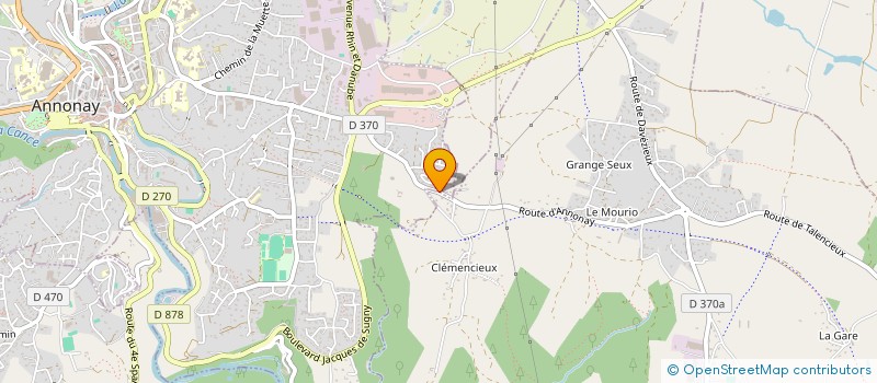 localisation de l'entreprise MADAME FABIENNE FARRE  ANNONAY