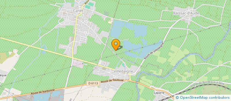 localisation de l'entreprise MADAME FABIENNE FAYRET  RAISSAC-D'AUDE