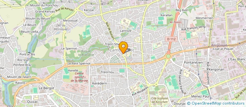 localisation de l'entreprise MADAME FABIENNE FERANDIN à BREST