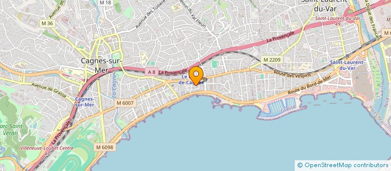 localisation de l'entreprise MADAME FABIENNE FERRIS à CAGNES-SUR-MER