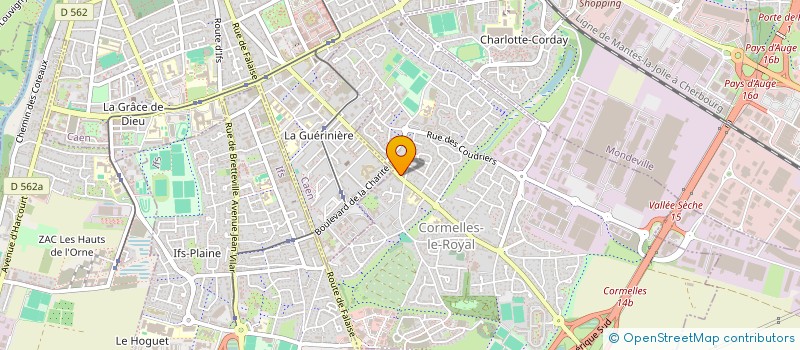 localisation de l'entreprise MADAME FABIENNE FEUGA à CORMELLES-LE-ROYAL