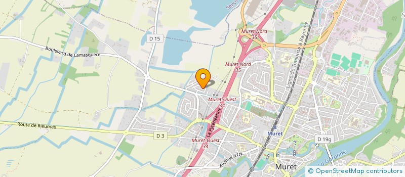 localisation de l'entreprise MADAME FABIENNE FEUVRIER à MURET